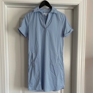 Southern Tide Light Blue and White Striped Top